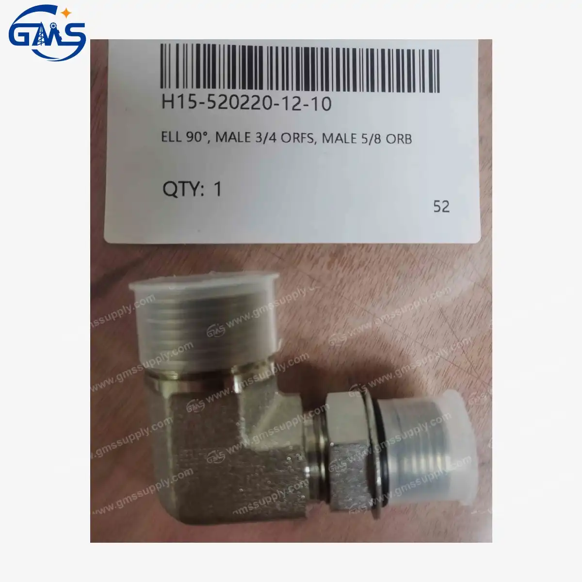 Where is the H15-520220-12-10 ELL 90° fitting used?